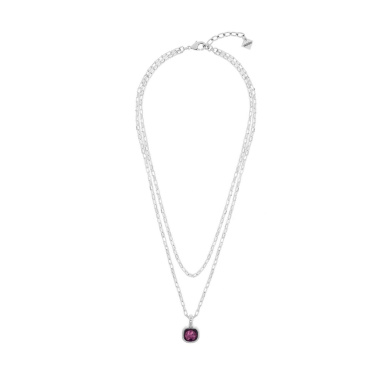 Колье VIDDA, Magna, двойное, с кристаллом Swarovski, VD25.2-02282 лиловый