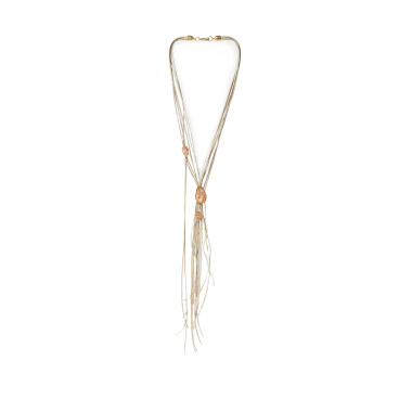 Колье Katerina Vassou, Happiness, с друзой агата, KV25.1-403164GSALMON розовый