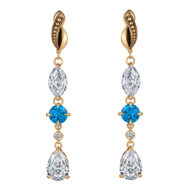 OR0588-0431 ACQUAMARINA СЕРЬГИ SEGRETI DELL'OCEANO SEGRETI DELL'OCEANO OR0588-0431 CERCHIO ACQUAMARINA