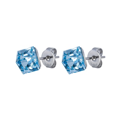 Пусеты Fiore Luna, Crystal Sky Blue, SWE0127/2 SB S Пусеты Fiore Luna, Crystal Sky Blue, SWE0127/2 SB S