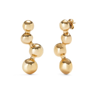 Серьги UNOde50 Ser Intrepida, с золотом PEN0999ORO0000U