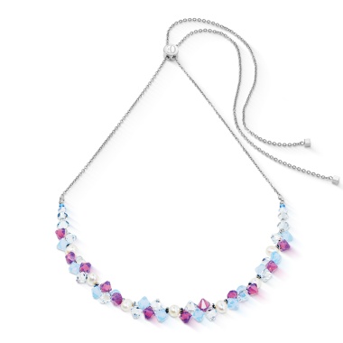 Колье Coeur de Lion, Lilac-Blue, 1124/10-0839 Колье Coeur de Lion, Lilac-Blue, 1124/10-0839