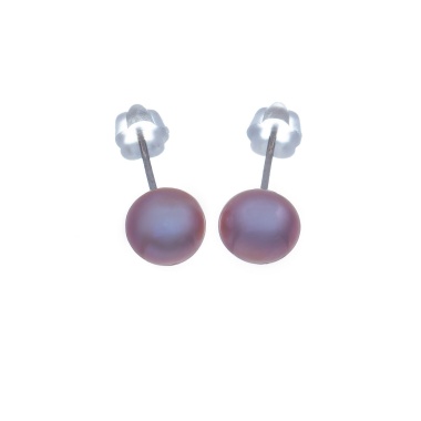 Пуссеты Moon Paris, с жемчугом, Mo-Y24.11-066 розовый