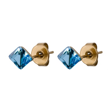 Пусеты Fiore Luna, Crystal Sky Blue, SWE0127/1 SB G Пусеты Fiore Luna, Crystal Sky Blue, SWE0127/1 SB G