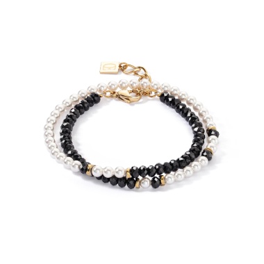 Браслет Coeur de Lion, Black-White, 4311/30-1314 Браслет Coeur de Lion, Black-White, 4311/30-1314