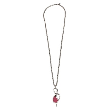 Колье Tra-la-ra, Infinity, с подвеской и вставкой из смолы, TLR23-231P205 розовый