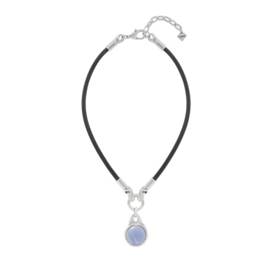 Колье VIDDA, Hera, кожаное, с халцедоном, VD25.1-02163202 голубой, 60см
