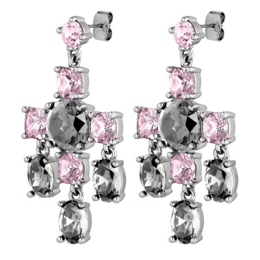 Серьги Dyrberg Kern, LEONORA SS GREY / VINTAGE ROSE, 450002 Серьги Dyrberg Kern, LEONORA SS GREY / VINTAGE ROSE, 450002