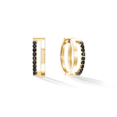 Серьги Coeur de Lion, Black-Gold, 0136/21-1316 Серьги Coeur de Lion, Black-Gold, 0136/21-1316