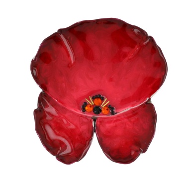 Кольцо TARATATA, Bloom, разъемное, смола, стразы, микрошарики, TT-W23-11432-103 красный
