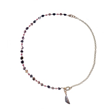 Колье Lanzerotti, Elisir, трансформер, с кварцем и турмалином, LZ-25.10-306 розовый