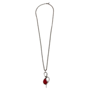 Колье Tra-la-ra, Infinity, с подвеской и вставкой из смолы, TLR23-231P205 красный