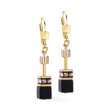 Серьги Coeur de Lion, Black-Gold, 4018/20-1316 Серьги Coeur de Lion, Black-Gold, 4018/20-1316