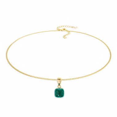 Колье Qudo, FIRENZE (G) Emerald, 107001/48-4507