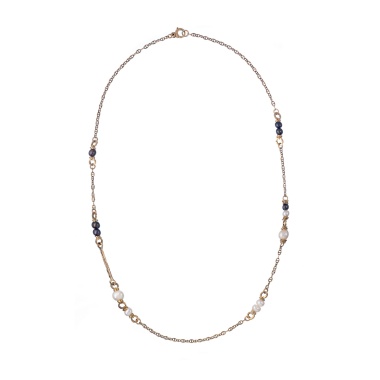 Колье Alcozer&J, с жемчугом, AL-C48PP24-R золотистый