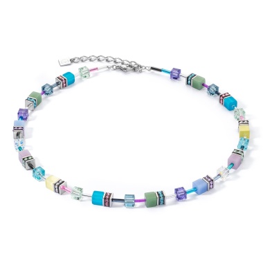 Колье Coeur de Lion, Multicolour Pastel Silver, 2838/10-1580 Колье Coeur de Lion, Multicolour Pastel Silver, 2838/10-1580