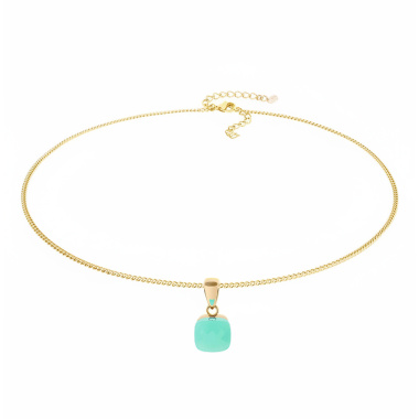 Колье Qudo, FIRENZE (G) Light Palace Green Opal, 107001/48-4510