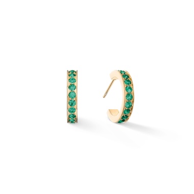 Серьги Coeur de Lion, Dark Green-Gold, 0127/21-0549 Серьги Coeur de Lion, Dark Green-Gold, 0127/21-0549