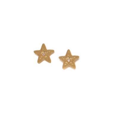 Серьги Franck Herval, Estrella, звезда с кристаллом Swarovski, FH24.1-12-68620 золотистый
