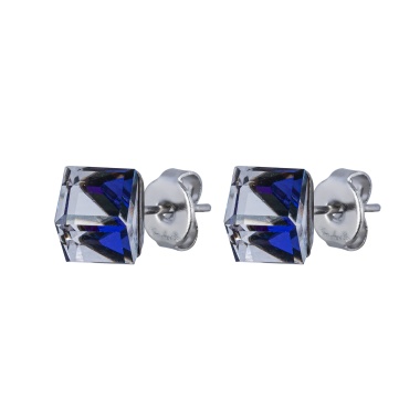 Пусеты Fiore Luna, Crystal Blue, SWE0127/2 B S Пусеты Fiore Luna, Crystal Blue, SWE0127/2 B S