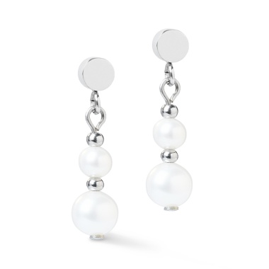 Серьги Coeur de Lion, White-Silver, 1137/21-1417 Серьги Coeur de Lion, White-Silver, 1137/21-1417