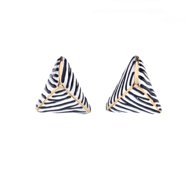 Серьги Francesca Bianchi, с эмалью, FB25.2-82S золотистый