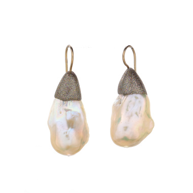 Серьги Estrosia, с жемчугом, ES-ORNQ1-1A белый