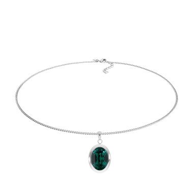 Колье Qudo, TIVOLA big S emerald, 404548.1 G/S Колье Qudo, TIVOLA big S emerald, 404548.1 G/S