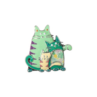 Брошь Shadore, Котики