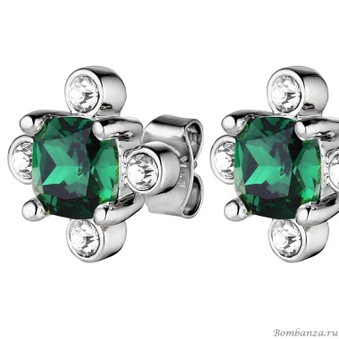Серьги Dyrberg Kern, GIGI SS EMERALD GREEN, 430049 Серьги Dyrberg Kern, GIGI SS EMERALD GREEN, 430049