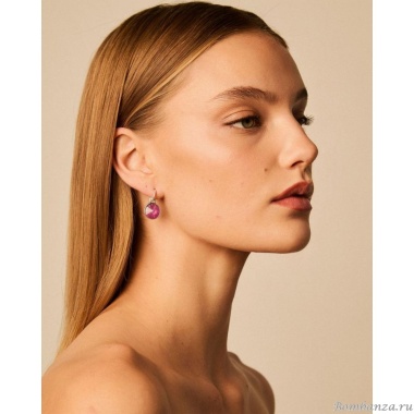 Серьги VIDDA, Lily, полукольца с кристаллом Swarovski, VD25.1-02088 розовый Серьги VIDDA, Lily, полукольца с кристаллом Swarovski, VD25.1-02088 розовый