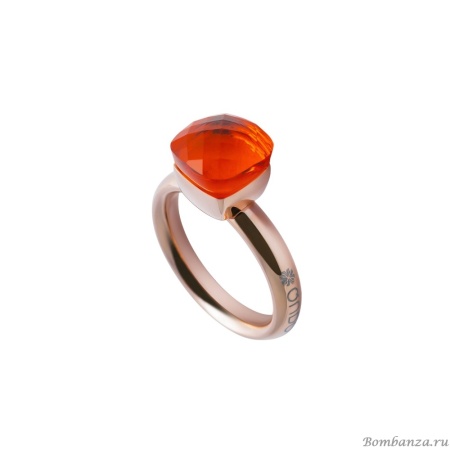 Кольцо Qudo, Firenze orange glow 18 мм 611945 BR/RG