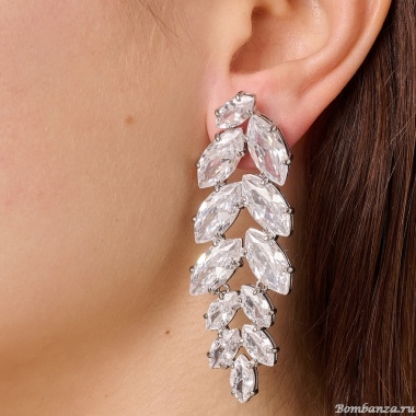 Серьги Dyrberg Kern, BANYAN SS CRYSTAL, 470038 Серьги Dyrberg Kern, BANYAN SS CRYSTAL, 470038