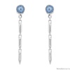 Серьги VIDDA, Fire, с кристаллом Swarovski, VD25.2-02325 голубой