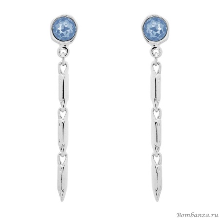 Серьги VIDDA, Fire, с кристаллом Swarovski, VD25.2-02325 голубой