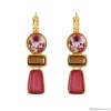 Серьги TARATATA, Manufacture, со смолой и стеклянными бусинами, TT-W23-01702-203 розовый Серьги TARATATA, Manufacture, со смолой и стеклянными бусинами, TT-W23-01702-203 розовый