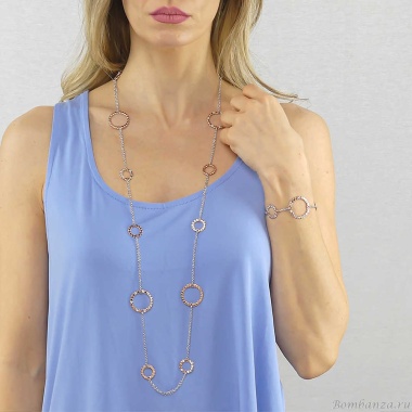 Колье Boccadamo, XGR629RS BW/S/RG  Колье Boccadamo, XGR629RS BW/S/RG , Италия