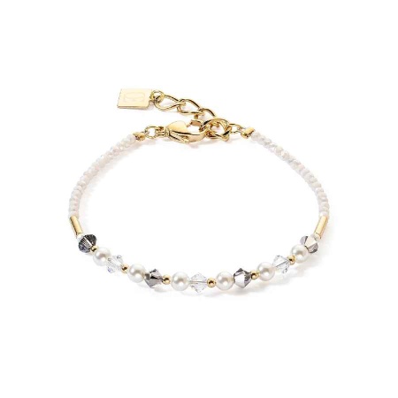 Браслет Coeur de Lion, Grey-Crystal, 6022/30-1218