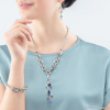 Серьги Coeur de Lion, Blue-Silver, 4521/21-0717. Германия