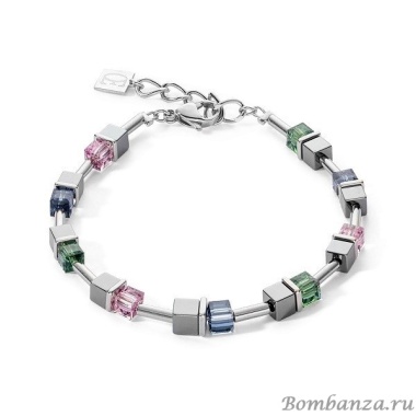 Браслет Coeur de Lion, Blue-Green-Lilac 5020/30-0754. Германия