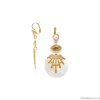 Серьги Franck Herval, Ellen, с кристаллом Swarovski и перламутром, FH24.1-12-68507 золотистый Серьги Franck Herval, Ellen, с кристаллом Swarovski и перламутром, FH24.1-12-68507 золотистый