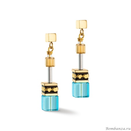 Серьги Coeur de Lion, Turquoise-Gold, 2838/21-0616 Серьги Coeur de Lion, Turquoise-Gold, 2838/21-0616. Германия