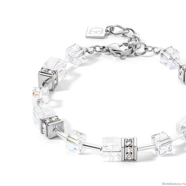 Браслет Coeur de Lion, White-Silver, 3018/30-1417. Германия