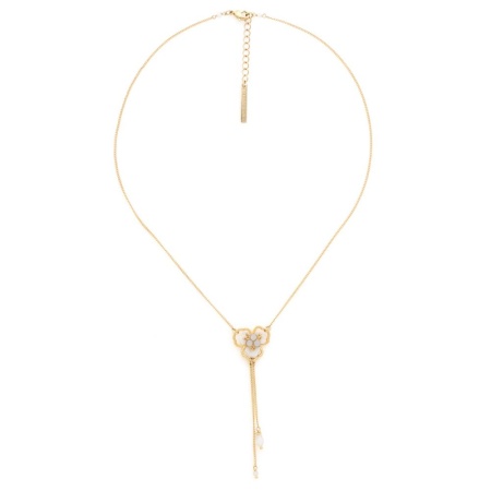 Колье Franck Herval, Lisette, перламутр, кристаллы Swarovski, жемчуг, FH25.2-15-64391 белый