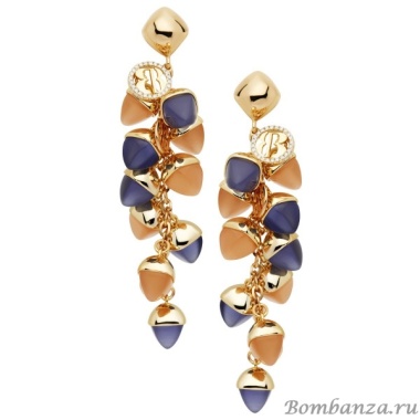 Серьги Boccadamo,  Caleida Violet-Brown XOR534DB V/BR/G Серьги Boccadamo,  Caleida Violet-Brown XOR534DB V/BR/G