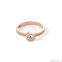 Кольцо Coeur de Lion, Crystal-Rose gold 18 мм 0228/40-1822 56