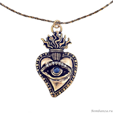 Колье Alcozer&J, сапфир, кристаллы Swarovski, AL2406-C38EJ23 золотистый Колье Alcozer&J, сапфир, кристаллы Swarovski, AL2406-C38EJ23 золотистый