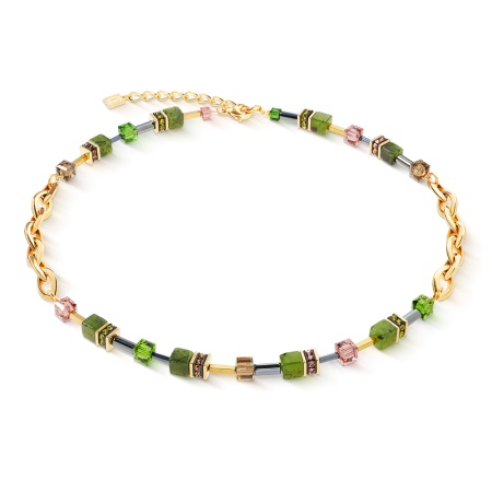 Колье Coeur de Lion, Green-Gold, 4524/10-0516