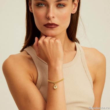 Браслет VIDDA, Drop, с кристаллом Swarovski, VD23.2-01743 янтарный Браслет VIDDA, Drop, с кристаллом Swarovski, VD23.2-01743 янтарный