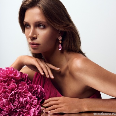 Серьги Dyrberg Kern, MISIA SG ROSE / PEACH, 460513 Серьги Dyrberg Kern, MISIA SG ROSE / PEACH, 460513